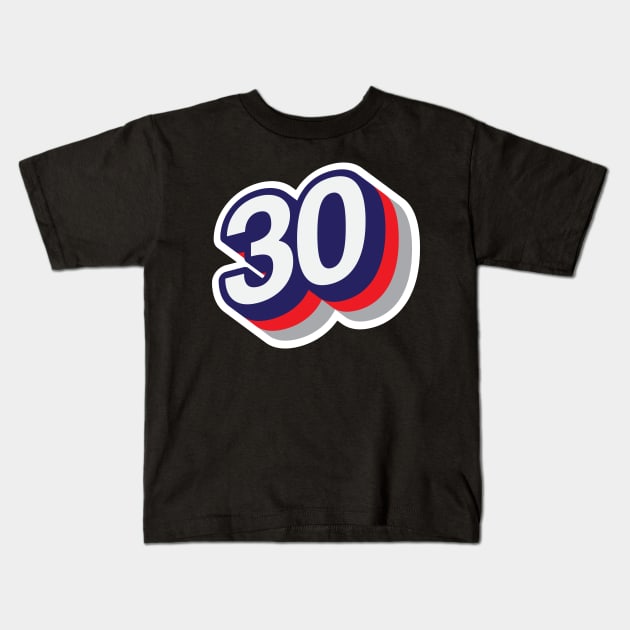 30 Kids T-Shirt by MplusC